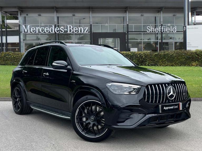 Used 2025 MERCEDES-BENZ GLE 3.0 GLE53 31kWh AMG Night Edition (Premium Plus) SUV 5dr Petrol Plug-in Hybrid SpdS TCT 4MATIC+ Euro 6 (s/s) (536 ps) Black at JCT600