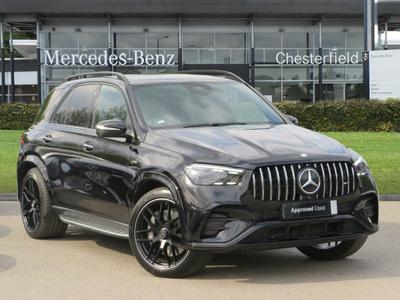 2025 MERCEDES-BENZ GLE 3.0 GLE53 31kWh AMG Night Edition (Premium Plus) SUV 5dr Petrol Plug-in Hybrid SpdS TCT 4MATIC+ Euro 6 (s/s) (536 ps) at JCT600