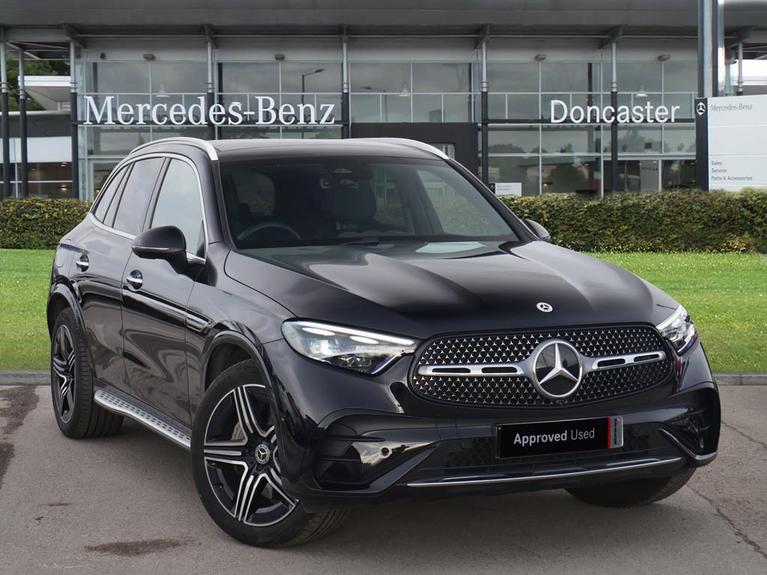 Used 2025 MERCEDES-BENZ GLC 2.0 GLC300h MHEV AMG Line (Premium) SUV 5dr Petrol Hybrid G-Tronic+ 4MATIC Euro 6 (s/s) (280 ps) Black at JCT600