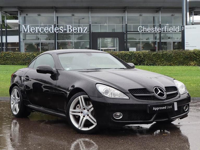 Used 2010 MERCEDES-BENZ Slk 3.0 SLK300 Convertible 2dr Petrol G-Tronic Euro 5 (231 ps) Black at JCT600