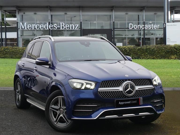 Used 2019 MERCEDES-BENZ Gle 2.0 GLE300d AMG Line (Premium Plus) SUV 5dr Diesel G-Tronic 4MATIC Euro 6 (s/s) (245 ps) Blue at JCT600