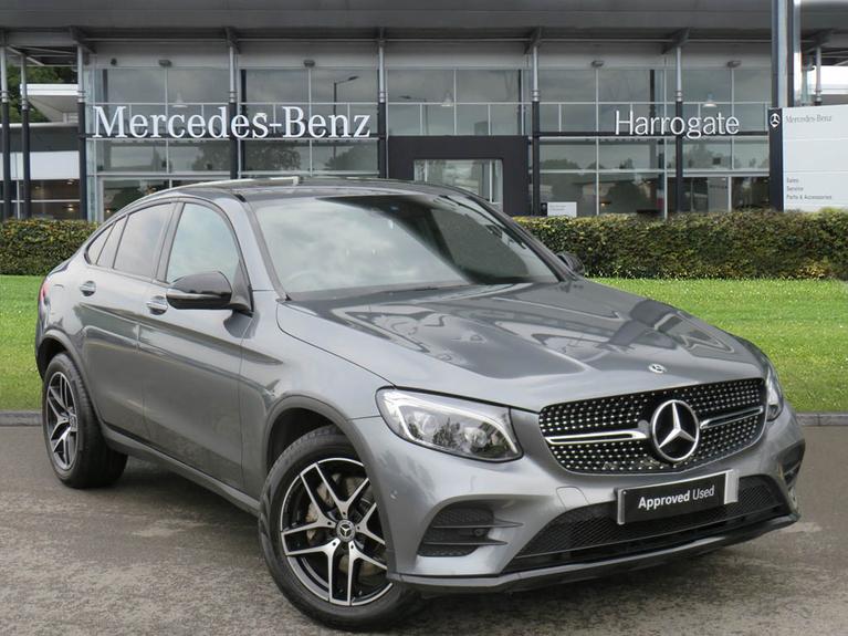 Used 2018 MERCEDES-BENZ Glc 2.1 GLC250d AMG Line (Premium) Coupe 5dr Diesel G-Tronic+ 4MATIC Euro 6 (s/s) (204 ps) Selenite Grey Metallic at JCT600