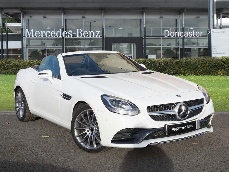 Used 2018 MERCEDES-BENZ Slc 2.0 SLC200 AMG Line Convertible 2dr Petrol G-Tronic Euro 6 (s/s) (184 ps) White at JCT600