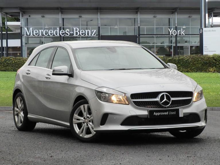 Used 2016 MERCEDES-BENZ A Class 1.6 A180 Sport (Executive) Hatchback 5dr Petrol 7G-DCT Euro 6 (s/s) (122 ps) Silver at JCT600