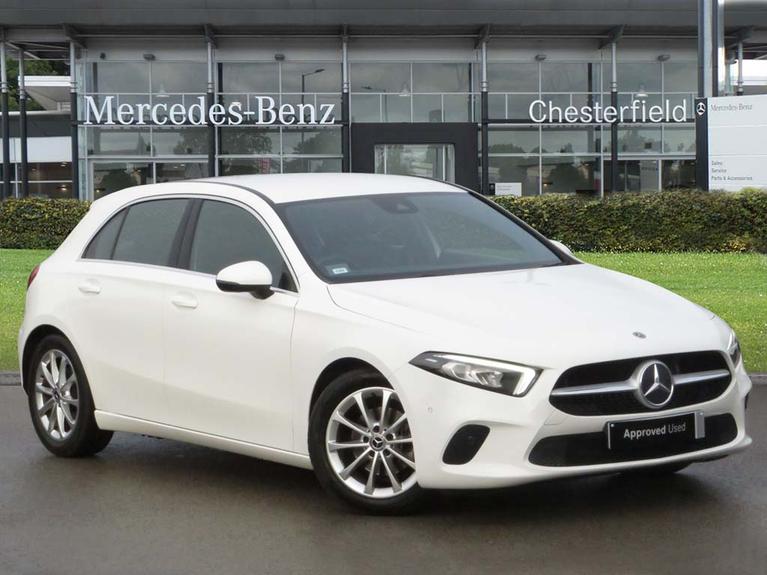 Used 2018 MERCEDES-BENZ A Class 1.5 A180d Sport (Executive) Hatchback 5dr Diesel 7G-DCT Euro 6 (s/s) (116 ps) White at JCT600