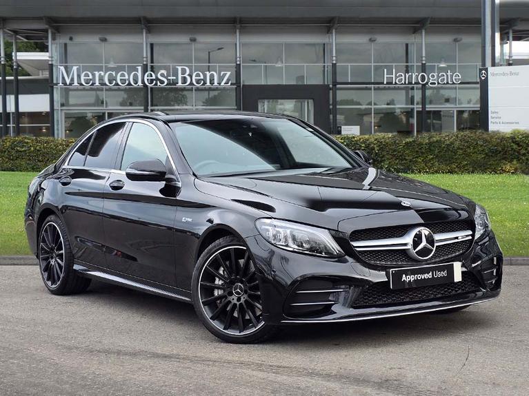 Used 2019 MERCEDES-BENZ C Class 3.0 C43 V6 AMG Edition (Premium) Saloon 4dr Petrol G-Tronic+ 4MATIC Euro 6 (s/s) (390 ps) Black at JCT600