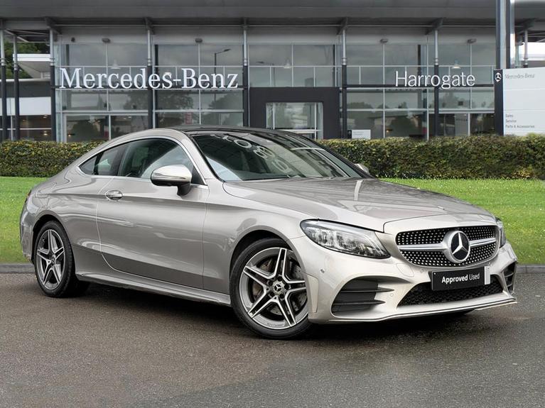 Used 2018 MERCEDES-BENZ C Class C300 AMG Line Premium Plus 2dr 9G-Tronic Silver at JCT600