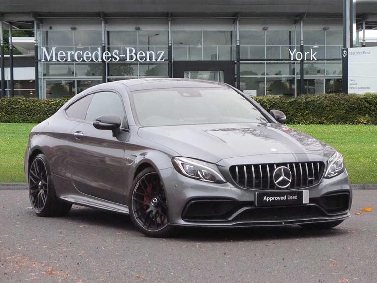 Used 2016 MERCEDES-BENZ C Class 4.0 C63 V8 BiTurbo AMG S Edition 1 Coupe 2dr Petrol SpdS MCT Euro 6 (s/s) (510 ps) Grey at JCT600