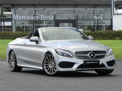 2018 MERCEDES-BENZ C Class 2.1 C220d AMG Line Cabriolet 2dr Diesel G-Tronic+ Euro 6 (s/s) (170 ps) at JCT600