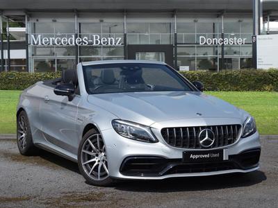 2019 Mercedes-Benz C Class 4.0 C63 V8 BiTurbo AMG (Premium Plus) Cabriolet 2dr Petrol SpdS MCT Euro 6 (s/s) (476 ps) at JCT600