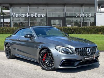2019 MERCEDES-BENZ C Class 4.0 C63 V8 BiTurbo AMG S (Premium Plus) Cabriolet 2dr Petrol SpdS MCT Euro 6 (s/s) (510 ps) at JCT600