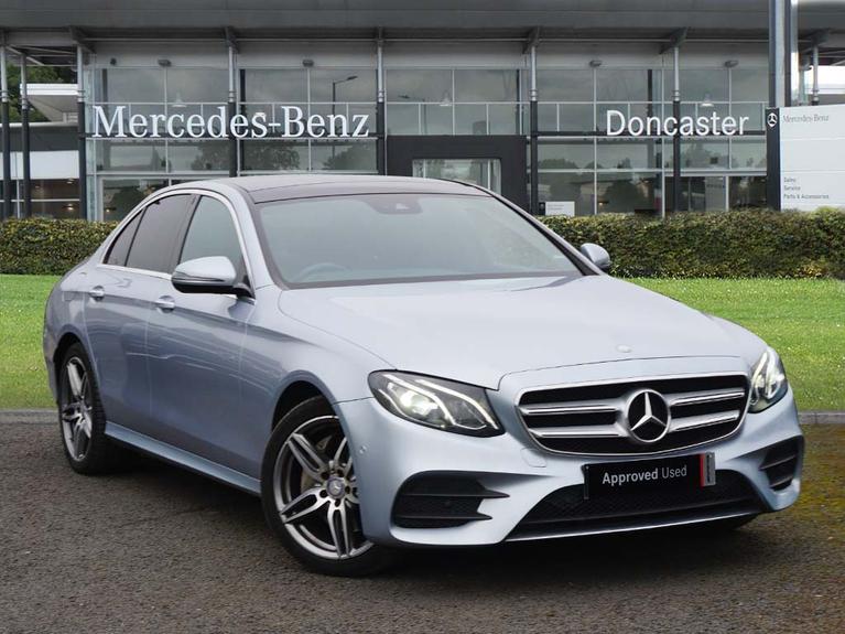 Used 2017 MERCEDES-BENZ E Class 2.0 E220d AMG Line (Premium) Saloon 4dr Diesel G-Tronic+ Euro 6 (s/s) (194 ps) Silver at JCT600