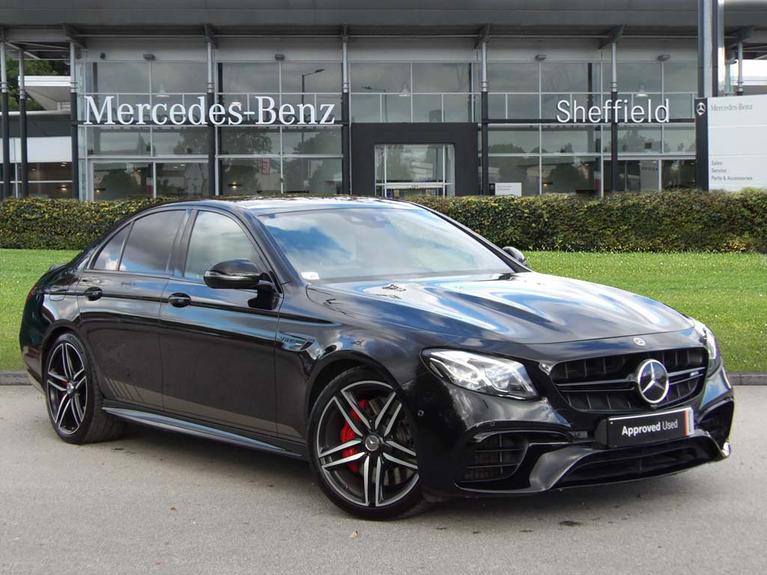 Used 2017 MERCEDES-BENZ E Class 4.0 E63 V8 BiTurbo AMG S (Premium) Saloon 4dr Petrol SpdS MCT 4MATIC+ Euro 6 (s/s) (612 ps) Black at JCT600