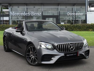 2018 MERCEDES-BENZ E Class 3.0 E53 MHEV EQ Boost AMG (Premium Plus) Cabriolet 2dr Petrol SpdS TCT 4MATIC+ Euro 6 (s/s) (457 ps) at JCT600