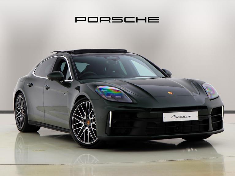 Used ~ Porsche Panamera Panamera 4 E-Hybrid Oak Green Metallic Neo at JCT600