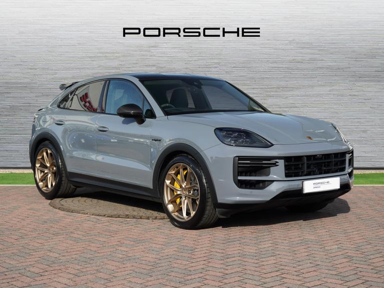 Used 2024 PORSCHE Cayenne 4.0 V8 E-Hybrid 25.9kWh Turbo Coupe 5dr Petrol Plug-in Hybrid TiptronicS 4WD Euro 6 (s/s) (739 ps) Grey at JCT600
