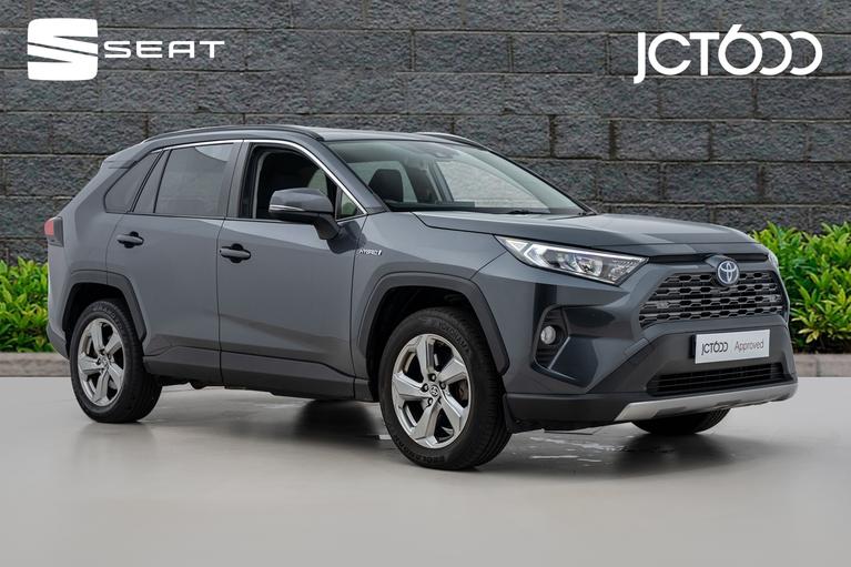 Used 2020 TOYOTA Rav4 2.5 VVT-h Design SUV 5dr Petrol Hybrid CVT 4WD Euro 6 (s/s) (222 ps) Grey at JCT600