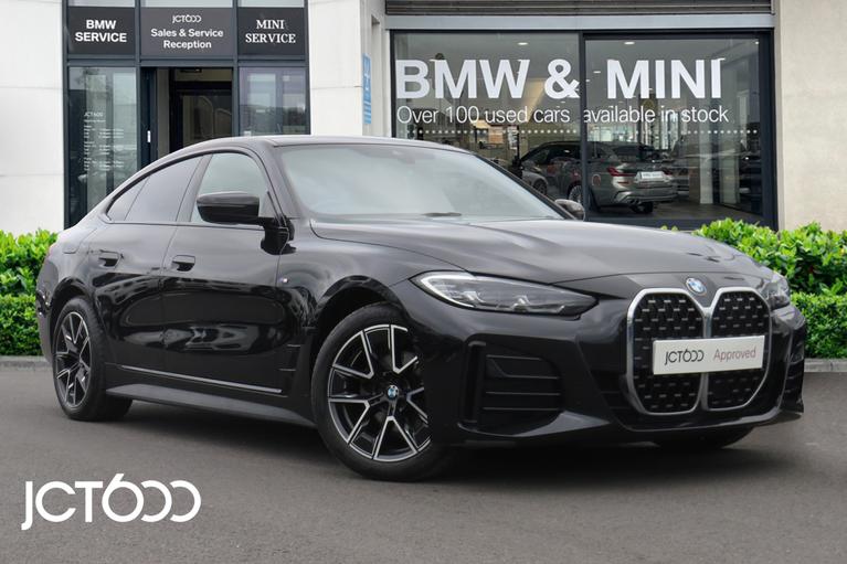 Used 2022 BMW 4 Series 420D M SPORT GRAN COUPE MHEV Black Sapphire at JCT600