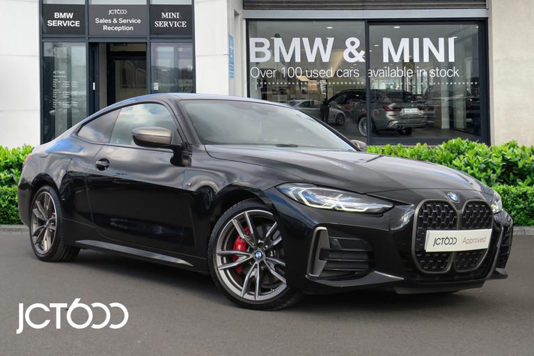 Used 2022 BMW 4 Series M440d Coupe Diesel Hybrid XDrive Black Sapphire at JCT600