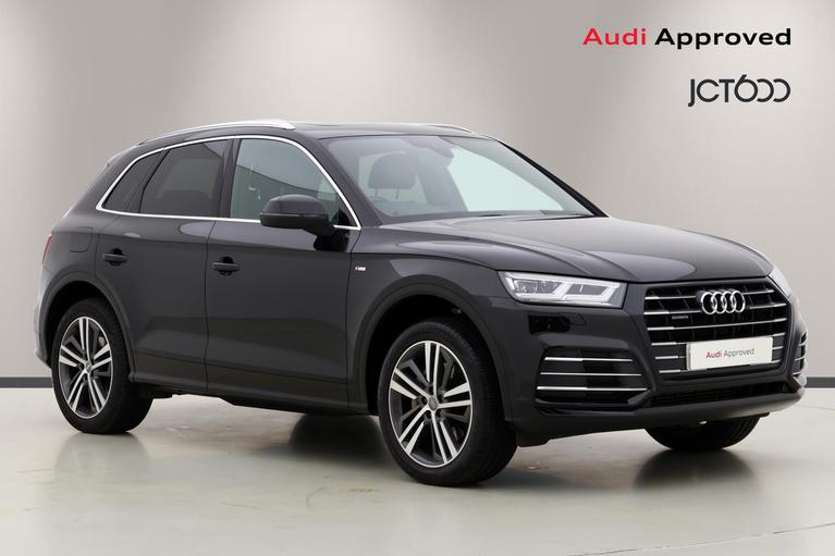 Used 2019 Audi Q5 2.0 TFSIe 55 S line Competition SUV 5dr Petrol Plug-in Hybrid S Tronic quattro Euro 6 (s/s) 14.1kWh (367 ps) Black at JCT600