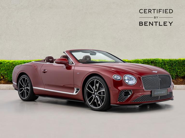 Used 2021 BENTLEY Continental 4.0 V8 GTC Convertible 2dr Petrol Auto 4WD Euro 6 (s/s) (550 ps) Red at JCT600