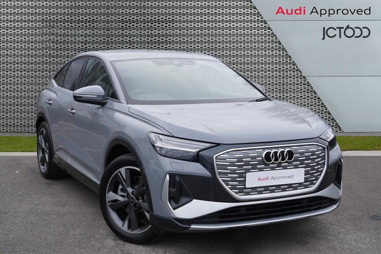 Used 2024 AUDI Q4 Sportback S Line 40 e-tron Pebble Grey at JCT600