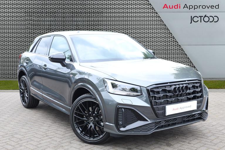 Used 2024 Audi Q2 1.0 TFSI 30 Black Edition SUV 5dr Petrol Manual Euro 6 (s/s) (116 ps) Grey at JCT600