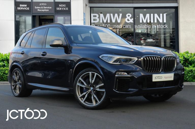 Used 2019 BMW X5 M50d Diesel xDrive Tanzanite Blue at JCT600