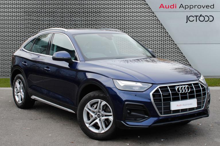 Used 2021 Audi Q5 Sportback Sport 45TFSI quattro 265PS S Tronic Navarra Blue at JCT600