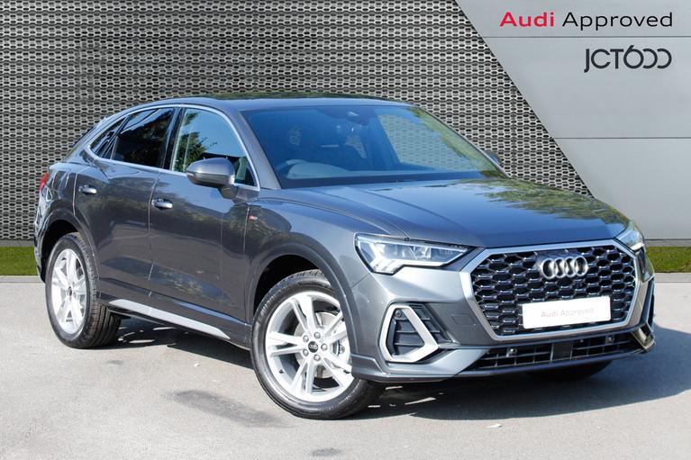 Used 2024 AUDI Q3 1.5 TFSI CoD 35 S line Sportback 5dr Petrol S Tronic Euro 6 (s/s) (150 ps) Daytona Grey at JCT600