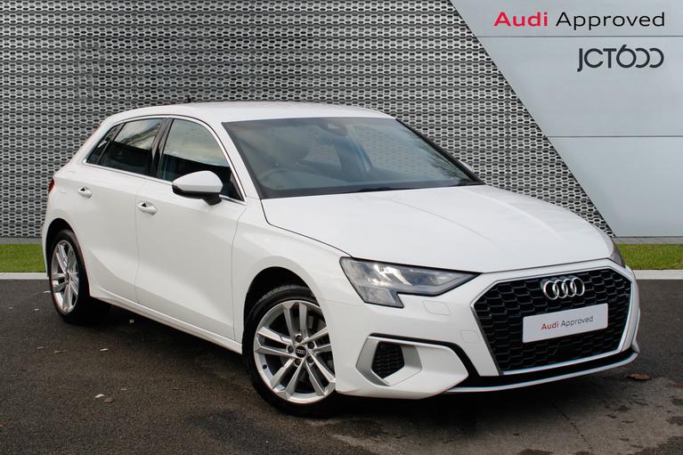 Used 2021 AUDI A3 Sportback Sport 35TFSI 150PS Ibis White at JCT600