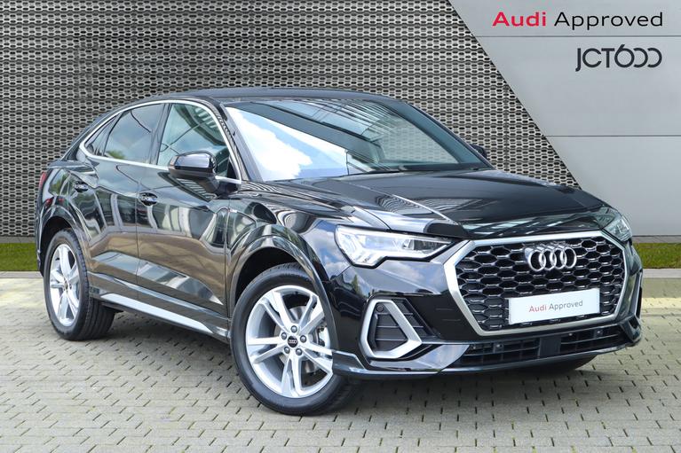 Used 2024 AUDI Q3 2.0 TDI 35 S line Sportback 5dr Diesel S Tronic Euro 6 (s/s) (150 ps) Black at JCT600