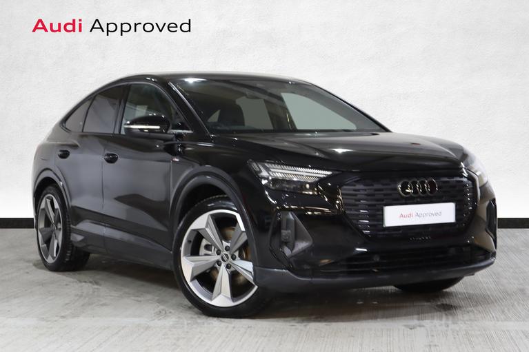 Used 2023 AUDI Q4 E-Tron 40 Black Edition Sportback 5dr Electric Auto 82kWh (204 ps) Black at JCT600