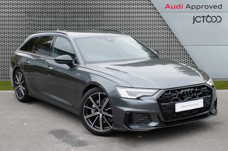 Used 2024 AUDI A6 Avant 2.0 TDI 40 Black Edition Estate 5dr Diesel S Tronic quattro Euro 6 (s/s) (204 ps) Daytona Grey at JCT600