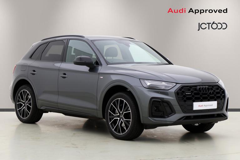 Used 2024 AUDI Q5 2.0 TDI 40 Black Edition SUV 5dr Diesel S Tronic quattro Euro 6 (s/s) (204 ps) Grey at JCT600