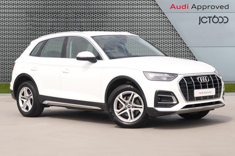 Used 2022 AUDI Q5 2.0 TDI 40 Sport SUV 5dr Diesel S Tronic quattro Euro 6 (s/s) (204 ps) White at JCT600