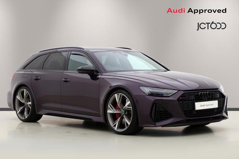 Used 2023 AUDI Rs6 Avant 4.0 TFSI V8 Vorsprung Estate 5dr Petrol Tiptronic quattro Euro 6 (s/s) (600 ps) Purple at JCT600