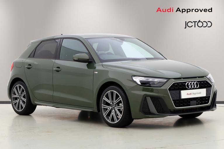 Used 2024 AUDI A1 1.0 TFSI 30 S line Sportback 5dr Petrol Manual Euro 6 (s/s) (116 ps) Green at JCT600