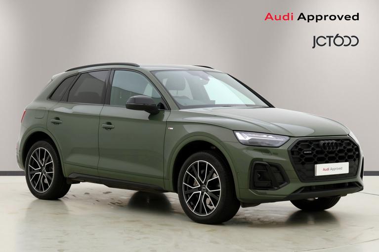 Used 2023 AUDI Q5 2.0 TFSI 45 Black Edition SUV 5dr Petrol S Tronic quattro Euro 6 (s/s) (265 ps) Green at JCT600