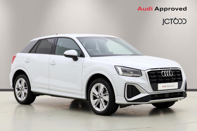 Used 2023 AUDI Q2 1.5 TFSI CoD 35 S line SUV 5dr Petrol S Tronic Euro 6 (s/s) (150 ps) White at JCT600