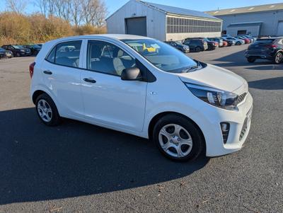 Used 2024 Kia PICANTO 1.0 DPi 1 Hatchback 5dr Petrol Manual Euro 6 (s/s) (66 bhp) CLEAR WHITE at Gravells