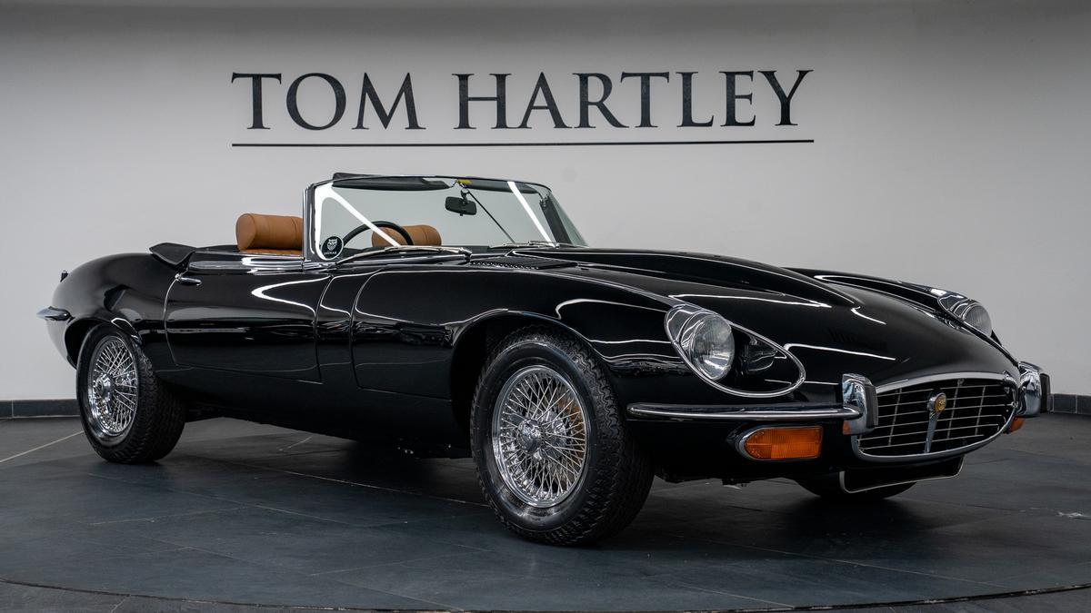 Used 1975 Jaguar E-Type Series III V12 Commemorative Black at Tom Hartley