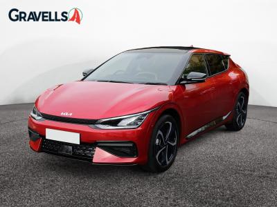 Used 2023 Kia EV6 77.4kWh GT-Line S Hatchback 5dr Electric Auto AWD (320 bhp) Red at Gravells