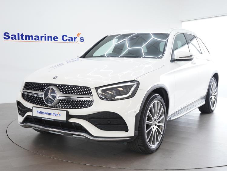 Used 2020 Mercedes-Benz GLC 2.0 GLC300d AMG Line (Premium) SUV 5dr Diesel G-Tronic+ 4MATIC Euro 6 (s/s) (245 ps) White at #sitename#