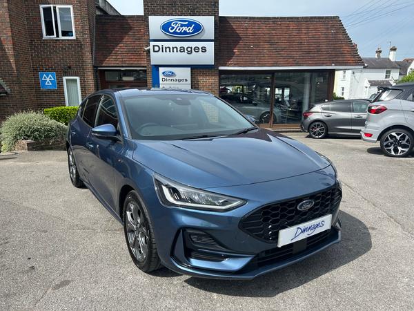 Used 2024 Ford Focus 1.0T EcoBoost MHEV ST-Line Hatchback 5dr Petrol Hybrid Manual Euro 6 (s/s) (125 ps) at Dinnages