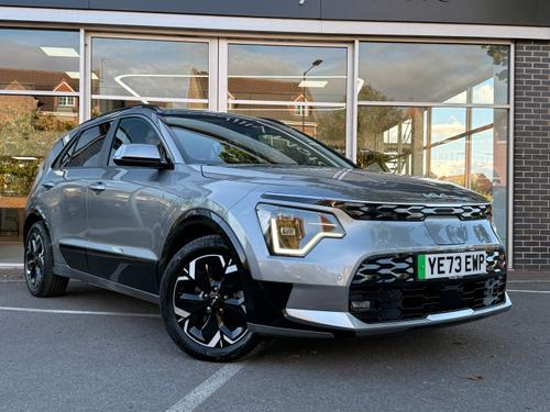 Used 2023 Kia Niro 64.8kWh 3 SUV 5dr Electric Auto (201 bhp) Steel Grey at Piccadilly Motors