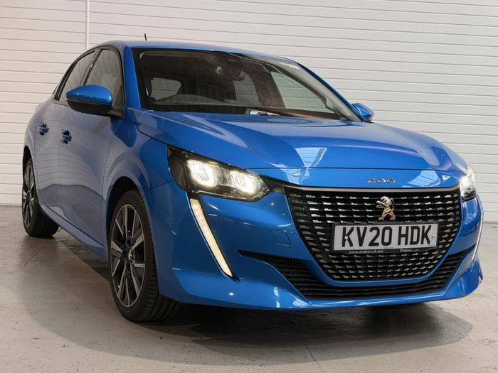 Used 2020 Peugeot 208 1.2 PureTech Allure Hatchback 5dr Petrol EAT Euro 6 (s/s) (130 ps) Blue at Windsors of Wallasey