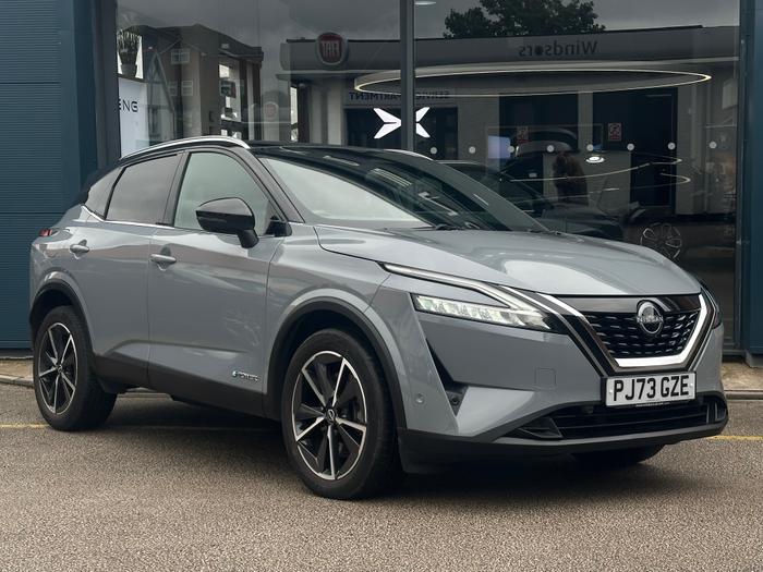 Used 2023 Nissan Qashqai 1.5 h e-POWER Tekna SUV 5dr Petrol Hybrid Auto Euro 6 (s/s) (190 ps) Grey at Gravells