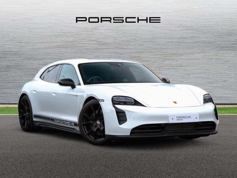 Used 2023 PORSCHE Taycan Performance Plus 93.4kWh GTS Sport Turismo 5dr Electric Auto 4WD (11kW Charger) (598 ps) White at JCT600