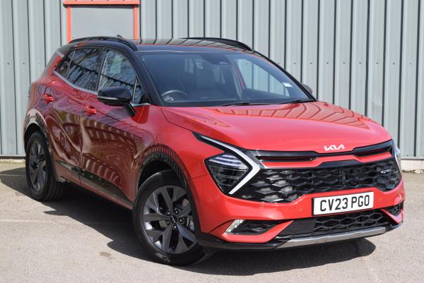Used 2023 Kia SPORTAGE 1.6T GDi HEV GT-Line S 5dr Auto Red at SERE Motors